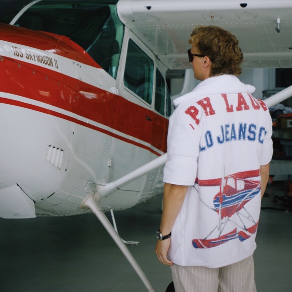 Ralph Lauren Polo Jeans Terry Cloth Cabana - Picture 2 of 5